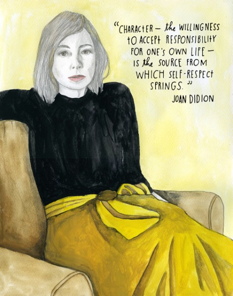 Joan Didion. Image from "The Reconstructionists."