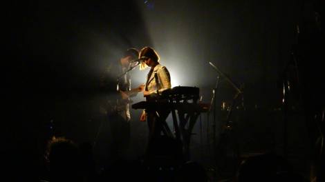 Marlana and Robbie of Milo Greene through the shadows. 2/19/2015.