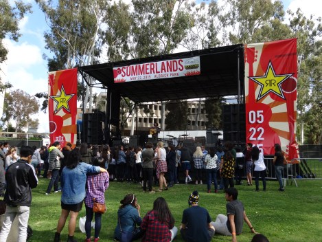 ASUCI and Rockstar presented the 2nd annual Summerlands Festival, held in UC Irvine's Aldrich Park. 5/22/2015.