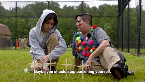 Pennsatucky (Taryn Manning) and Big Boo (Lea DeLaria). Courtesy of Netflix.