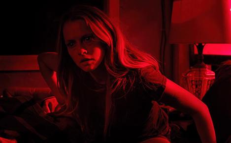 Teresa Palmer as Rebecca in "Lights Out" (Dir. David F. Sandberg, Pr. James Wan). Releases nationwide July 22, 2016.